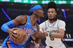 Shai Gilgeous-Alexander tỏa sáng, OKC Thunder cân bằng tỷ số 1-1 series chung kết miền Tây NBA