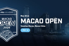Lịch thi đấu Giải Pickleball Macao Open 2026: Các tay vợt Việt Nam vắng bóng