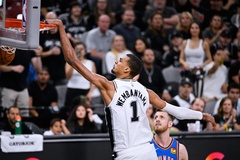 Spurs bóp nghẹt hàng công Thunder, san bằng tỷ số Chung kết miền Tây NBA thành 2-2