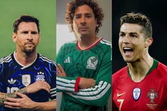 Messi, Ronaldo và Ochoa tiếp tục ganh đua kỷ lục tham dự World Cup