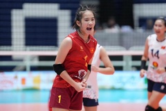 Libero 14 tuổi Quách Thị Hoài Ân: "Lá chắn thép" của U18 Việt Nam trước U18 Thái Lan