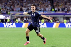 Lo Celso ghi bàn bằng đá phạt “nhờ” Messi và xóa đi nỗi thất vọng World Cup