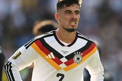 VIDEO: Kai Havertz đánh đầu tinh tế, Đức san bằng tỷ số 1-1 trước Paraguay vòng 1/16