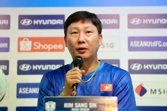 HLV Kim Sang Sik: "Tôi muốn mang sự tự tin này vào trận gặp Singapore"
