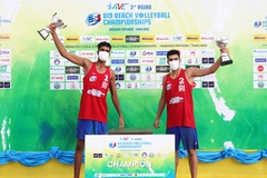 Tuyển nam Iran vô địch giải bóng chuyền bãi biển U19 Châu Á