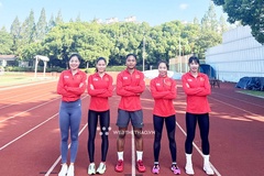 Tổ chạy 4x400m nữ Việt Nam ổn định tập luyện ở Thượng Hải, chờ ngày “săn vàng” ASIAD 19