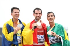 VĐV đi bộ 20km Alvaro Martin của Tây Ban Nha giành HCV đầu tiên của giải điền kinh thế giới 2023
