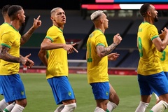 U23 Brazil vào bán kết Olympic nhờ bộ đôi Richarlison - Cunha