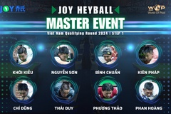 Dàn ứng viên nặng ký cho chức vô địch billiards Chặng 1 vòng loại Joy Heyball Master 2024