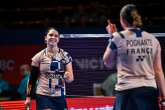 Cầu lông Pháp và châu Âu 'viết lại lịch sử' tại HYLO Open 2025 với những lần đầu vào Bán kết Super 500