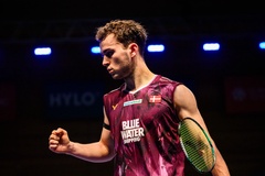 Giải cầu lông HYLO Open 2025: Magnus Johannesen trở lại với nụ cười rạng rỡ