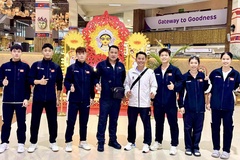 Bùi Bích Phương, Nguyễn Thị Thu Huyền cùng đồng đội tham dự Giải Vô địch Cầu lông Trẻ Thế giới 2025 