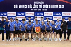 Chiều sâu đội hình định đoạt ngôi vô địch đồng đội tại giải cầu lông trẻ quốc gia 2026