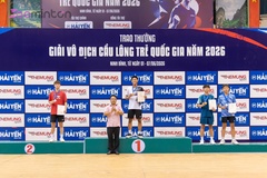 Giải trẻ quốc gia 2026 hé lộ lớp kế cận giàu tiềm năng của cầu lông Việt Nam