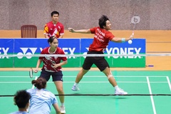 8 hạt giống đôi nam nữ toàn thắng tại Giải cầu lông Vô địch Cá nhân Quốc Gia 2025