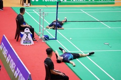 Nguyễn Tiến Minh và Trần Lê Mạnh An vắt kiệt sức ở giải cầu lông Vô Địch Cá nhân Quốc Gia 2025