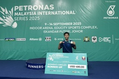 Bùi Bích Phương giành ngôi á quân giải cầu lông Malaysia International Series 2025