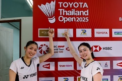 Hirokami và Hobara với hành trình hiếm thấy ở giải cầu lông Thailand Open 2025