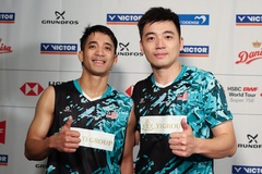 Giải cầu lông Đan Mạch Mở rộng: Azriyn / Tan gây bất ngờ cho các nhà vô địch thế giới để vào tứ kết đôi nam