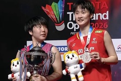Khuất phục Chen Yufei, Akane Yamaguchi giành danh hiệu đầu tiên trong năm tại cầu lông Thailand Open 2026