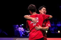 Đôi nam Nhật Bản kết thúc chuỗi 6 năm không thắng khi vào chung kết giải cầu lông Denmark Open 2025