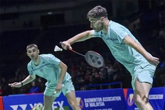 Bất ngờ tại vòng 1 cầu lông Malaysia Masters 2026: Anh em nhà Popov dừng bước sớm do quá tải thể lực