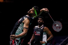 Giải vô địch cầu lông châu Á 2026: Đôi nam số 1 Ấn Độ Satwik-Chirag rút lui và bài toán bảo tồn "tài sản" vận động viên