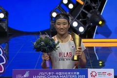 An Se Young "hủy diệt" đối thủ để bảo vệ thành công chức vô địch giải cầu lông China Masters