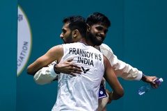 Giải cầu lông China Open 2025 chứng kiến Prannoy thoát hiểm kỳ diệu