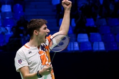 Giải cầu lông Pháp Mở rộng 2025: Christo Popov lập cột mốc