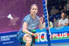 K. Letshanaa tích lũy kinh nghiệm quốc tế sau cột mốc tứ kết giải cầu lông Malaysia Masters