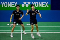Đôi nam số 1 thế giới Kim Won Ho và Seo Seung Jae tan vỡ giấc mơ kỷ lục cầu lông ở Victor China Open 2025