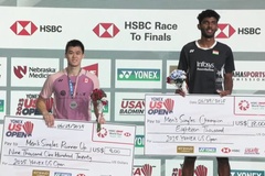 Ayush Shetty vô địch giải cầu lông US Open 2025 với chiến thắng vang dội trước Brian Yang