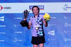 Beiwen Zhang chạy đà hoàn hảo cho giải cầu lông VĐTG 2023