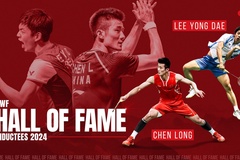 Lee Yong Dae, Chen Long được vinh danh tại Đại sảnh Danh vọng của Liên đoàn Cầu lông thế giới