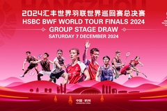 Lịch thi đấu cầu lông World Tour Finals năm 2024 mới nhất ngày 12/12