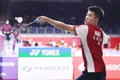 Từng vất vả hạ Nguyễn Hải Đăng ở Vietnam Open, tay vợt Trung Quốc nay đánh bại cựu số 1 thế giới cầu lông Kento Momota