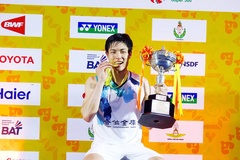 Chou Tien Chen hạnh phúc với ngôi vô địch cầu lông Thailand Masters sau khi bị ung thư!