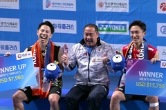 Cầu lông Korea Masters 2023: Cựu số 1 thế giới Kento Momota vô địch trong niềm vui chung