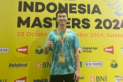 "Tiểu Momota" Nguyễn Hải Đăng vào tứ kết giải cầu lông Indonesia Masters Super 100 II 2024