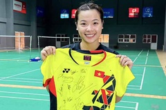 Hot girl cầu lông Nguyễn Thùy Linh đang tích cực nhắm tới suất dự Olympic Paris 2024