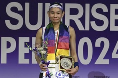 Idol của Nguyễn Thùy Linh hạ ĐKVĐ cầu lông Olympic để vô địch đơn nữ India Open 2024