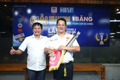 Đỗ Minh Đông vô địch giải Billiards Carom 1 băng mở rộng CLB Billiard Bà Chiểu 2025