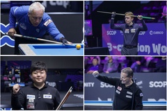 Giải billiard carom 3 băng Gwangju World Cup năm 2025: Bán kết có Merckx, Cho, Zanetti và Hofman