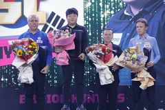 Vô địch giải billiards 3 băng Gwangju World Cup 2025: Myung Woo Cho lại chiếm số 1 thế giới