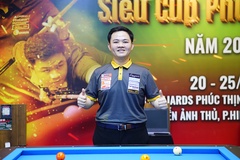 Billiards Carom 3 Băng Siêu Cúp Phúc Thịnh 2025: Bao Phương Vinh chiến thắng bằng bản lĩnh tuyệt vời