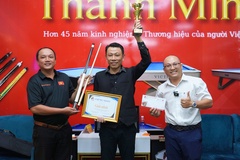 Giải Billiards Thanh Minh Cadre 71/2 năm 2025: Siêu sao châu Âu bị loại, Lữ Quốc Khánh vô địch
