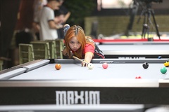 Người đẹp Hồng Nhung gây ấn tượng tại giải pool 9 bi B52 Billiards Club Chào Sài Gòn 2024