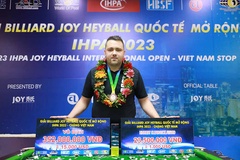 Hạ hot girl Trung Quốc, Jack Whelan lên ngôi vô địch giải Billiard JOY Heyball quốc tế mở rộng IHPA 2023
