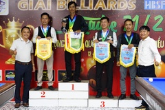 Nguyễn Cao Nhân Minh Quân vô địch giải billiards Cadre 71/2 Serie A mở rộng toàn quốc tranh Cup CLB Bà Chiểu 3